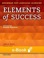 Elements of Success Level 1 Student E-Book