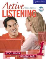 Active Listening 1 Student's Book with Self-Study Audio CD