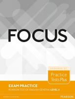 Focus Exam Practice: Pearson Tests of English General Level 4 (C1)